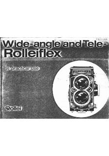 Rollei Wideangle-Rolleiflex manual. Camera Instructions.